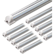 T8 8ft Lights à tube LED intégré 18W 36W